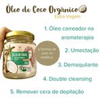 Óleo de Coco Orgânico e Extra Virgem 200ml - Caule