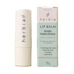 Lip Balm Incolor com ÁCIDO HIALURÔNICO | Herbia 3,4g