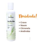 Loção Aloe Citronela Repelente Natural Livealoe 200ml