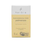 Óleo Essencial Palmarosa Orgânico - Herbia - 10ml