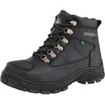 Bota Adventure Mochileiro Ref 1300 Couro Preto Solado Antiderrapante