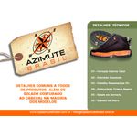 Tenis Azimute Brasil Cascalho Adventure em Couro Castor