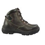 Bota Azimute Brasi 905 Coturno Motociclista Militar Couro Caqui Plus