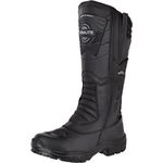 Bota Motociclista Azimute Brasil Elite Emblema Couro Preto