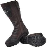  Bota Azimute Brasil Elite Coturno Motociclista Militar Couro Café