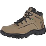 Bota Azimute Brasil 601 Adventure em Couro Cinza