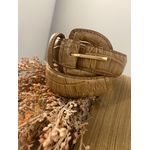 Cinto Croco Fivela Encapada 