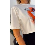 T-Shirt Coffe Off White Murau 