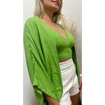 Conjunto Kimono+Top Verde Pistache 