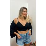 Conjunto Kimono+Top Preto