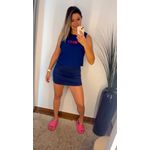 Short-saia Ligth Azul Marinho 