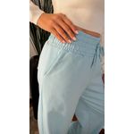 Pantalona Azul Bebê Moletinho 