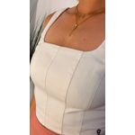 Top Quadrado Murau Off White 