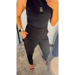 Calça Carrot Cintura Alta Preta