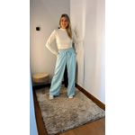 Pantalona Azul Bebê Moletinho 