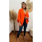 Conjunto Kimono+Top Laranja