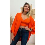 Conjunto Kimono+Top Laranja