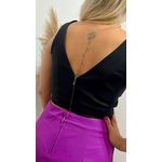 Top Quadrado Murau Preto 