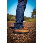 Bota Coturno de Couro Cano Alto - Cabardino Brown