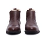 Botina Chelsea de Couro Masculina Brown