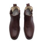 Botina Chelsea de Couro Masculina Brown