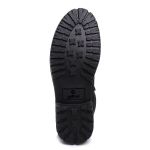 Bota Coturno Cano Alto de Couro - Cabardino Chumbo