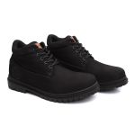Bota Casual Masculina de Couro - Campolina Preta