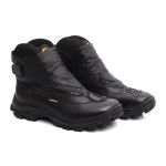 Bota Motociclista de Couro - Speed Preto 