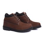Bota Casual Masculina de Couro - Campolina Café