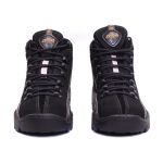 Bota Adventure de Couro Feminina - Canuma Preto e Rosa