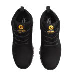 Bota Cano Baixo Masculina de Couro - Batu Preto