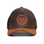 Boné Trucker Café no Brasil Marrom