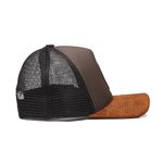 Boné Trucker Café no Brasil Marrom