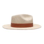 Chapéu Café no Brasil em Lona e algodão Fita em Couro sintético timbrado Bege
