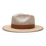 Chapéu Café no Brasil em Juta Fita em Couro sintético timbrado Bege