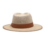 Chapéu Café no Brasil em Juta Fita em Couro sintético timbrado Bege
