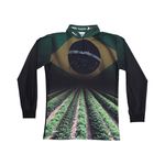 Camiseta Adulto Café no Brasil Preta - Brasil