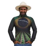 Camiseta Adulto Café no Brasil Preta - Brasil