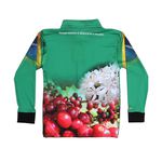 Camiseta Adulto Café no Brasil - Verde