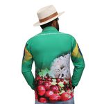 Camiseta Adulto Café no Brasil - Verde