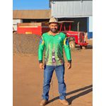 Camiseta Adulto Café no Brasil - Verde