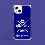 Capinha Para Celular Agro Ciclo Do Café Azul Marinho
