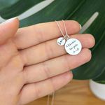 Colar A Felicidade Tem Gosto De Café em Prata 925