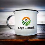 Caneca esmaltada - Café no Brasil - 160ml