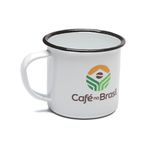 Caneca esmaltada - Café no Brasil - 160ml