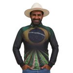 Camiseta Adulto Café no Brasil Preta