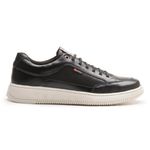 Sapatenis Casual Sola-alta Calprado Preto Couro