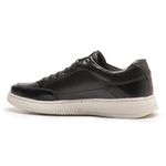 Sapatenis Casual Sola-alta Calprado Preto Couro