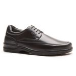 Sapato Social Anti-Stress Masculino Preto em Couro Legítimo