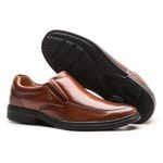 Sapato Social Anti-Stress Masculino Cinnamon em Couro Legítimo